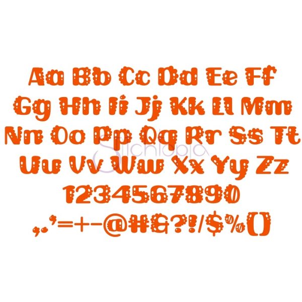 Kid Embroidery Font Bundle #7 - 10 Fonts - Image 4
