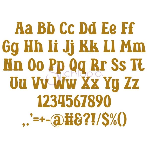Kid Embroidery Font Bundle #7 - 10 Fonts - Image 7