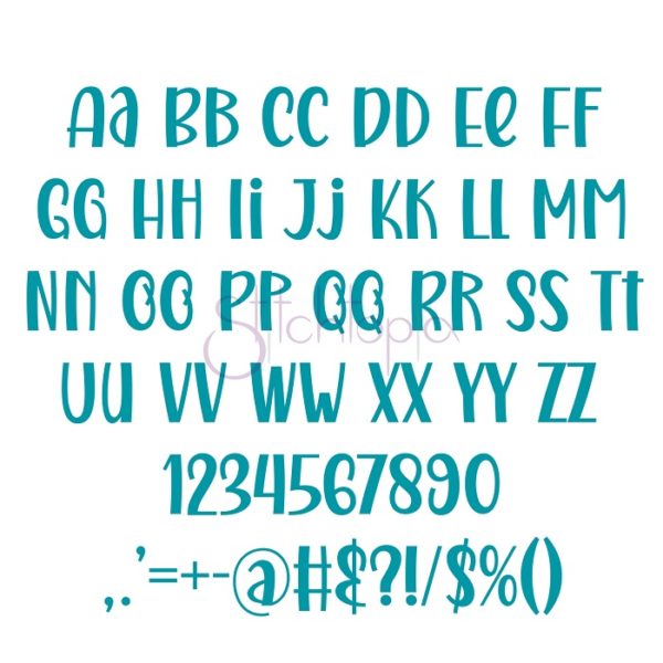 Kid Embroidery Font Bundle #8 - 10 Fonts - Image 6