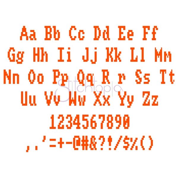 Kid Embroidery Font Bundle #7 - 10 Fonts - Image 6