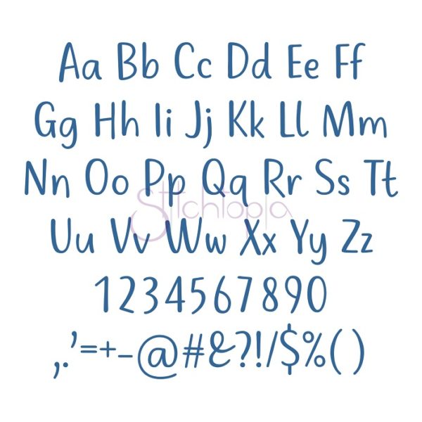 Kid Embroidery Font Bundle #8 - 10 Fonts - Image 10