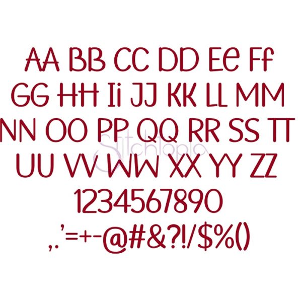 Kid Embroidery Font Bundle #8 - 10 Fonts - Image 4