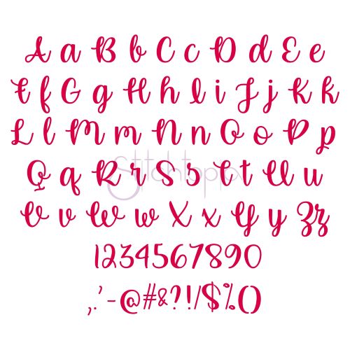 Script Embroidery Font Bundle #22 - 10 Fonts - Image 11