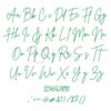 Signature Best Embroidery Font 3" 3.5" 4" 5" 6" - Image 2