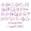 Sicily Embroidery Font 3" 3.5" 4" 5" 6" - Image 2