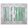 Tall & Skinny Monogram Font 5" 6" 7" 8" 9"
