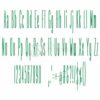 Tall & Skinny Monogram Font 5" 6" 7" 8" 9" - Image 2