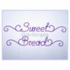 Sweet Bread #6 Embroidery Font 1" 1.25" 1.5" 2" 2.5"
