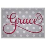 grace script embroidery font