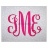 Bailey Monogram Embroidery Font 3.5" 4" 5" 6" 7"