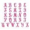 Bailey Monogram Embroidery Font 3.5" 4" 5" 6" 7" - Image 2