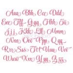 Mayah Embroidery Font  Bundle #1-3 - .5" 1" 1.5" 2" 2.5" 3" - Image 3