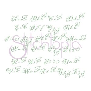 Hope Embroidery Font #1 - 1" 2" 3" - Image 2
