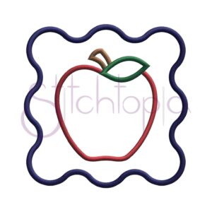 Apple Wave Applique Frame - Image 2