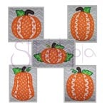 Pumpkin Applique Design Set