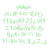 Hailey Embroidery Font  Bundle 1-4 & 10 Accents  Small - Image 4