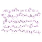 Grace Embroidery Font #6 - 5" 6" 7" - Image 2