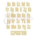 Modern Monogram Font Set - .75", 1", 1.25", 1.5", 2", 2.5" - Image 2