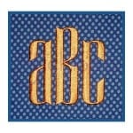 Modern Monogram Font Set - .75", 1", 1.25", 1.5", 2", 2.5"