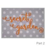 Secret Garden Embroidery Font #2 - 1" 1.5" 2" 2.5" 3"