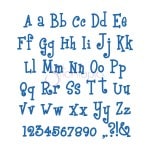 Henry Embroidery Font 3.5" 4" 5" 6" 7" - Image 2