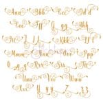 Sarah Embroidery Font #2 - 1" 1.5" 2" 2.5" 3" - Image 2