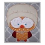 Fall Owl Pilgrimess Applique Design
