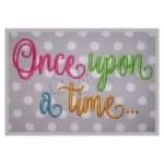 once upon a time embroidery font