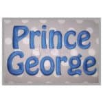 Prince George Embroidery Font - .5" 1" 1.5" 2" 2.5" 3"