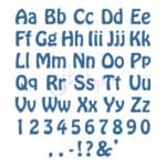 Prince George Embroidery Font - .5" 1" 1.5" 2" 2.5" 3" - Image 2