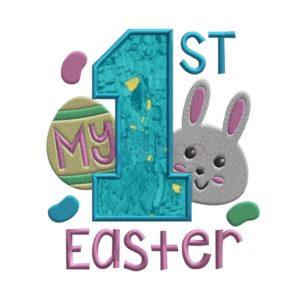 My First Easter Applique with Fabric