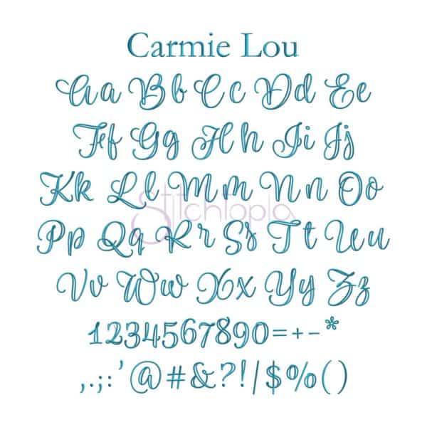 Script Embroidery Font Bundle #2 - 10 Fonts - Image 3