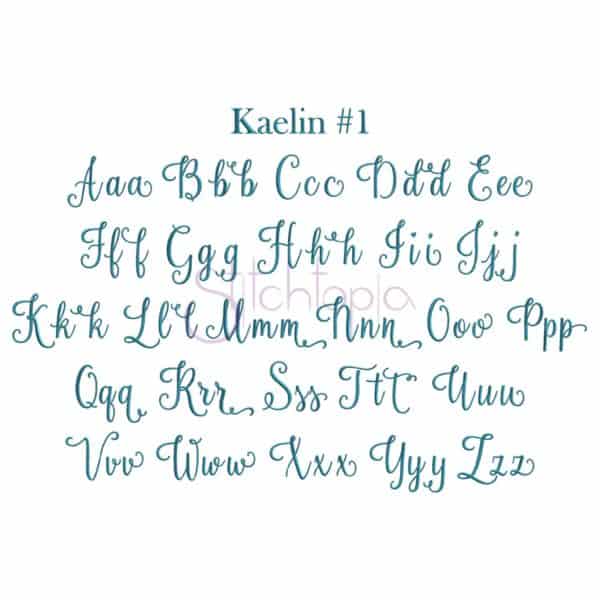 Script Embroidery Font Bundle #3 - 10 Fonts - Image 5