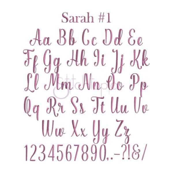 Script Embroidery Font Bundle #3 - 10 Fonts - Image 8