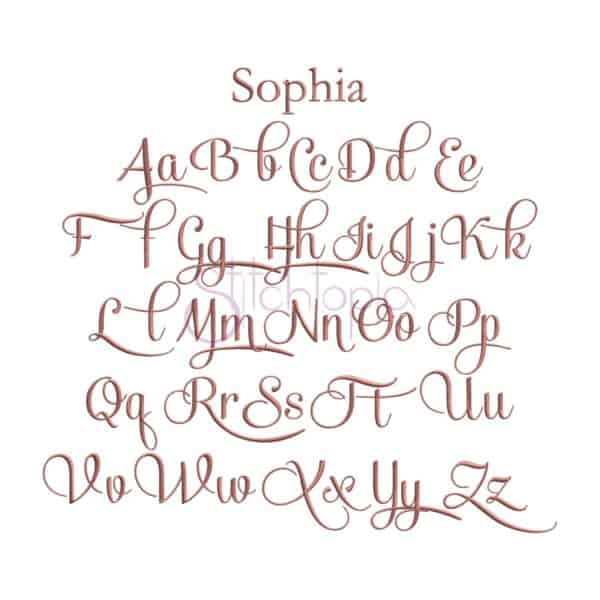 Script Embroidery Font Bundle #2 - 10 Fonts - Image 8