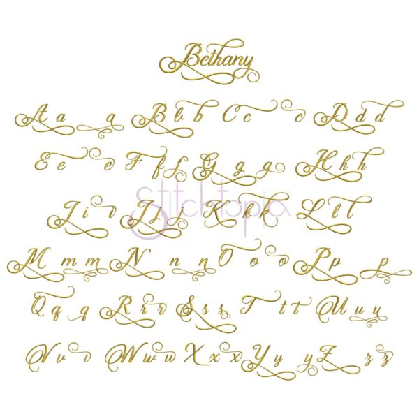 Script Embroidery Font Bundle #4 - 10 Fonts - Image 11