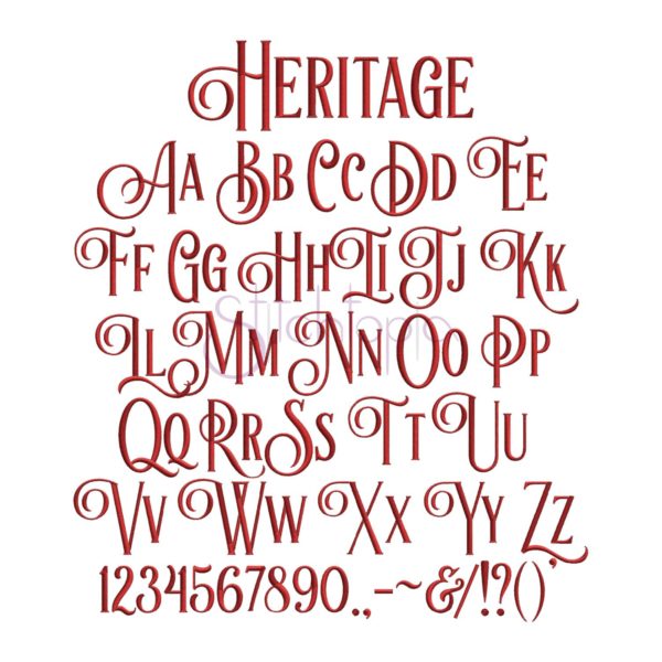 Script Embroidery Font Bundle #4 - 10 Fonts - Image 9