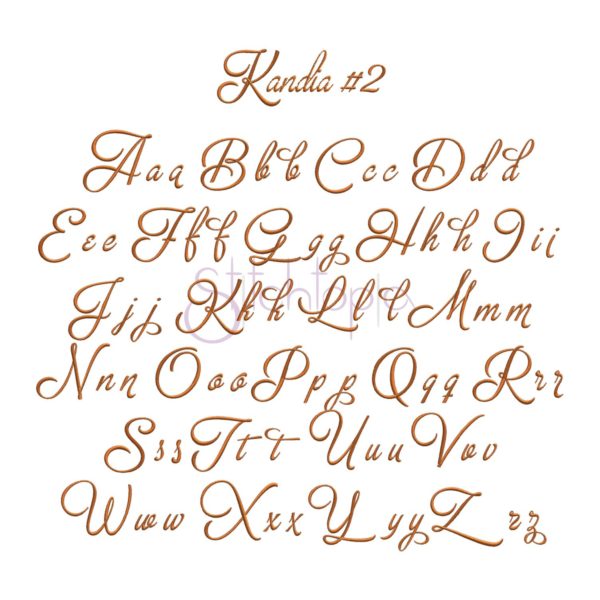 Script Embroidery Font Bundle #4 - 10 Fonts - Image 6