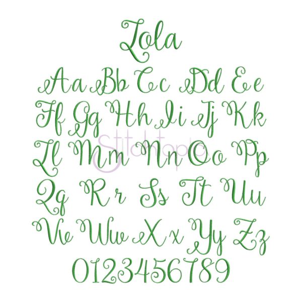 Script Embroidery Font Bundle #4 - 10 Fonts - Image 4