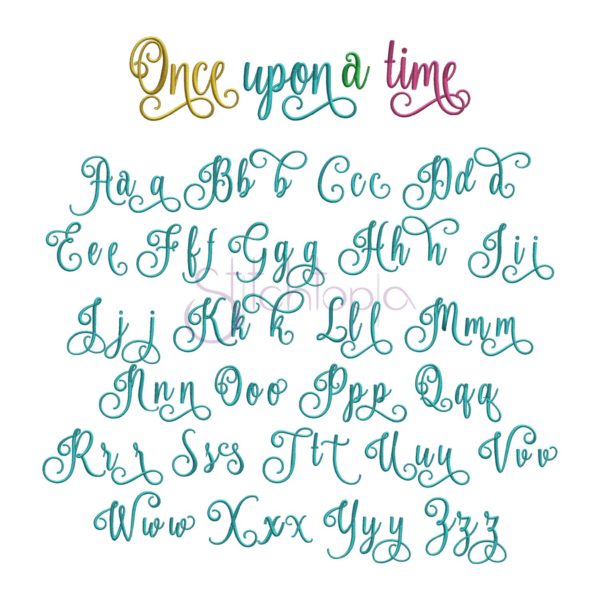 Script Embroidery Font Bundle #4 - 10 Fonts - Image 3
