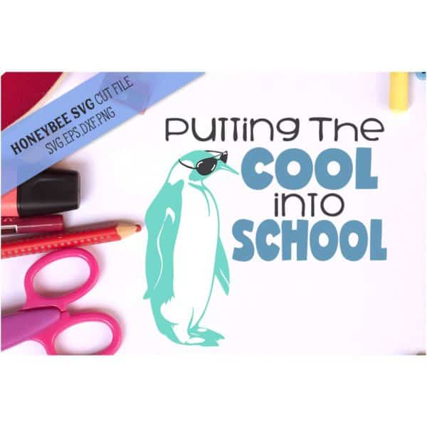Putting The Cool Into School SVG Cut File