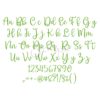 Charity Embroidery Font Bundle #1-5 - 1" 1.25" 1.5" 2" 2.5" - Image 2