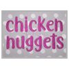 Chicken Nuggets Embroidery Font - 2.5" 3" 3.5" 4" 5"