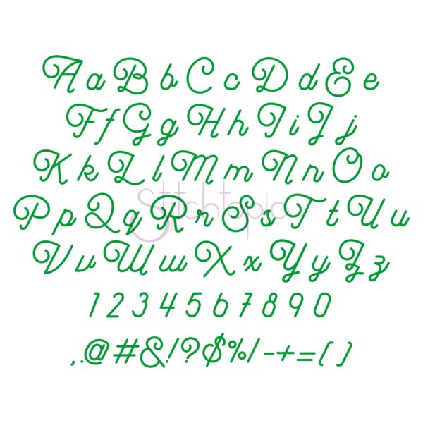Script Embroidery Font Bundle #5 - 10 Fonts - Image 4