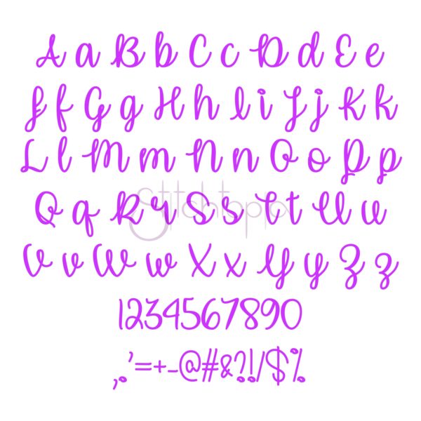 Script Embroidery Font Bundle #5 - 10 Fonts - Image 9