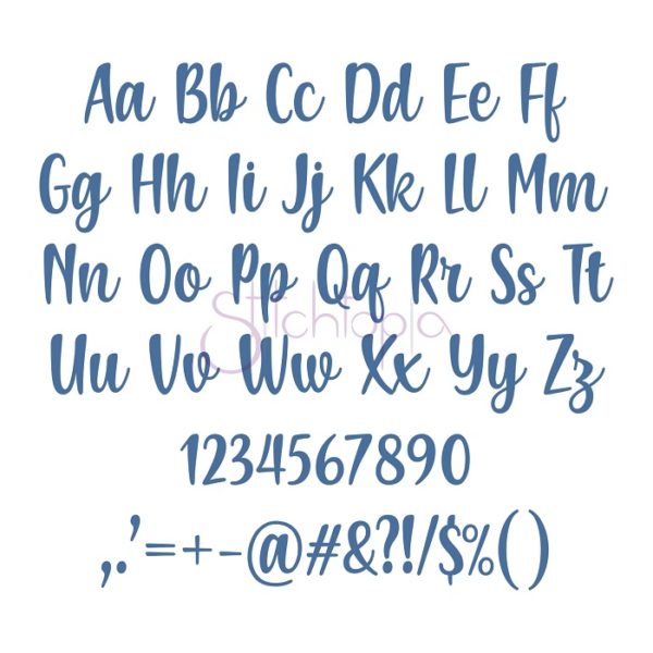 Modern Farmhouse Embroidery Font .75" 1" 1.25" 1.5" 2" - Image 2