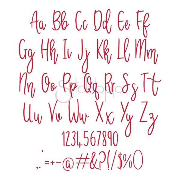 Script Embroidery Font Bundle #7 - 10 Fonts - Image 5