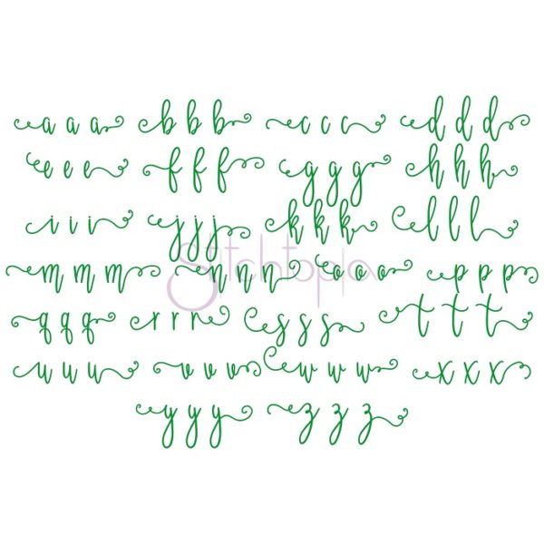 Script Embroidery Font Bundle #7 - 10 Fonts - Image 6