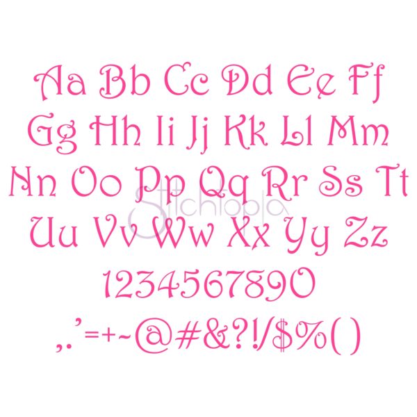Kid Embroidery Font Bundle #3 - 10 Fonts - Image 2