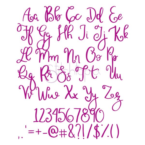 Script Embroidery Font Bundle #7 - 10 Fonts - Image 10